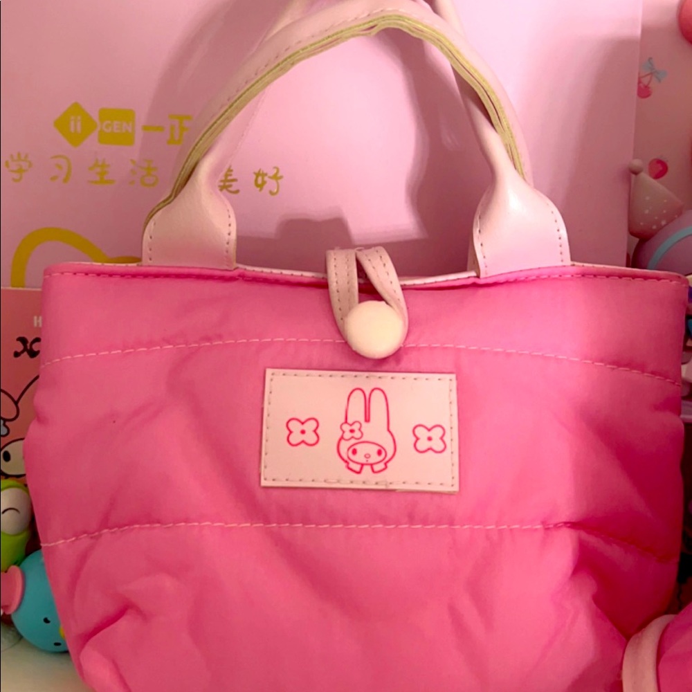 Cute pink my melody mini bag